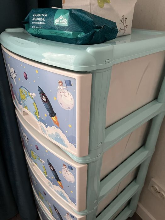 Детский комод пластик