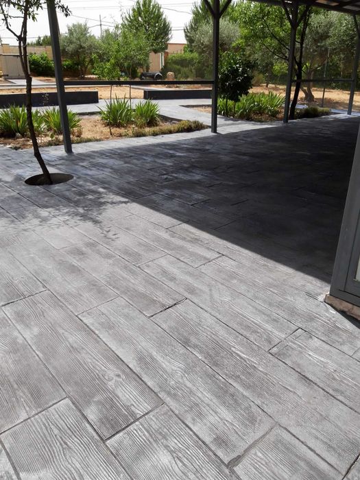 Beton amprentat si elicopterizat