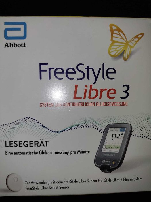 Senzori FreeStyle Libre 3 normali si Plus,aparat de masurat glicemia