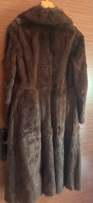 Класическо палто от естествена норка (визон) - отлично състояние