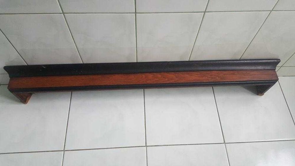 Galerie draperie din lemn cu lungimea 1 m.