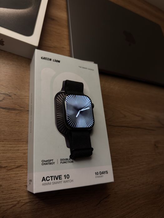 Apple watch\ green lion Active 10 46mm