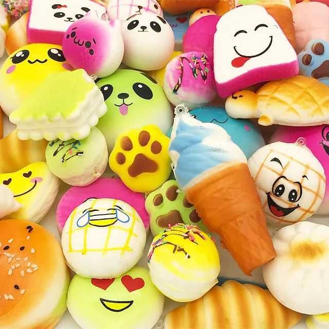 Pachet 30 piese , jucarii Squishy breloc cu revenire lenta