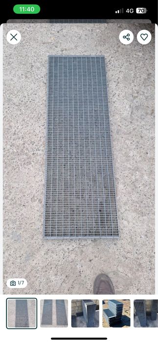 Trepte zencate galvanizate