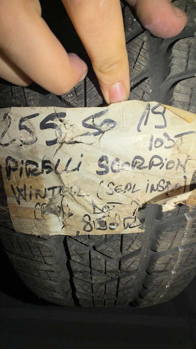 255 50 19 iarna  Pirelli  Scorpion  DOT 2821 NOI