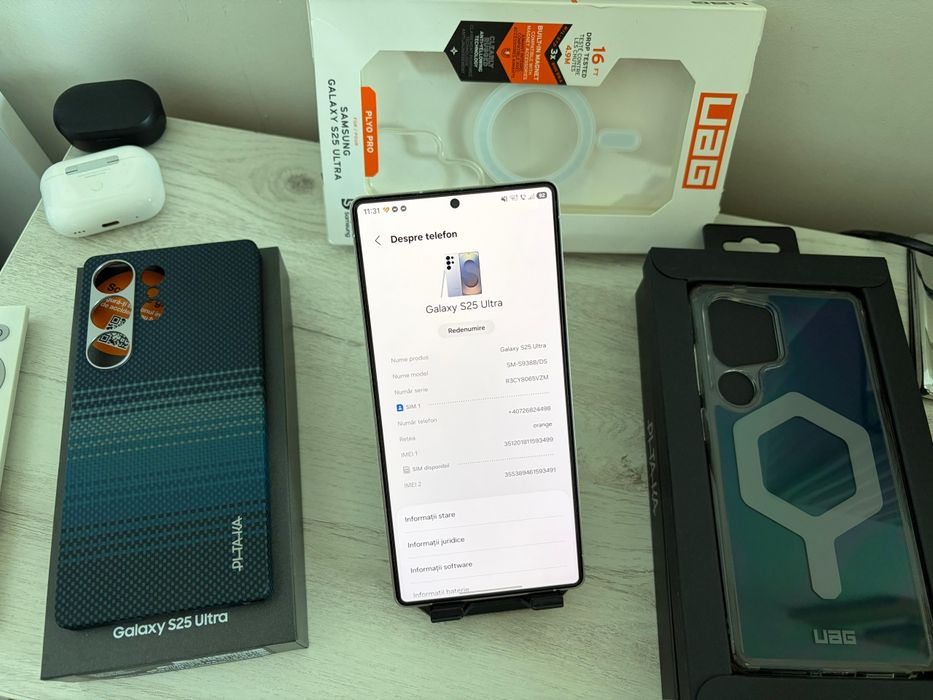 Samsung Galaxy S25 Ultra Titanium Silver Blue cu factură Garanție– 512 GB stocare / 12 GB RAM