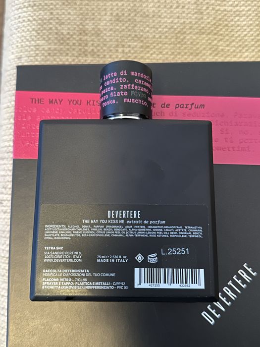 Devertere-The way you kiss me(extrait de parfum) 75 ml