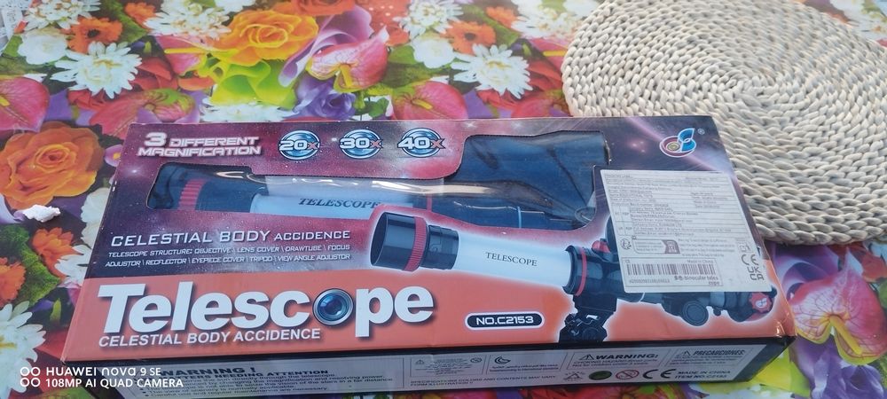 Продавам детски телескоп
Телескопът е подходящ за начинаещи и деца, ко