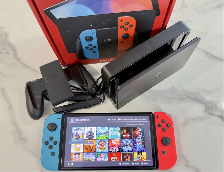 Switch oled,256гб,прошитрый