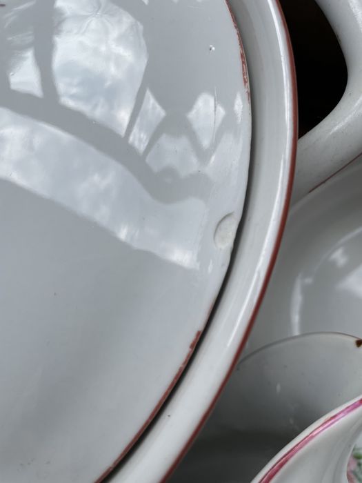 Стар супник от соца и порцелан