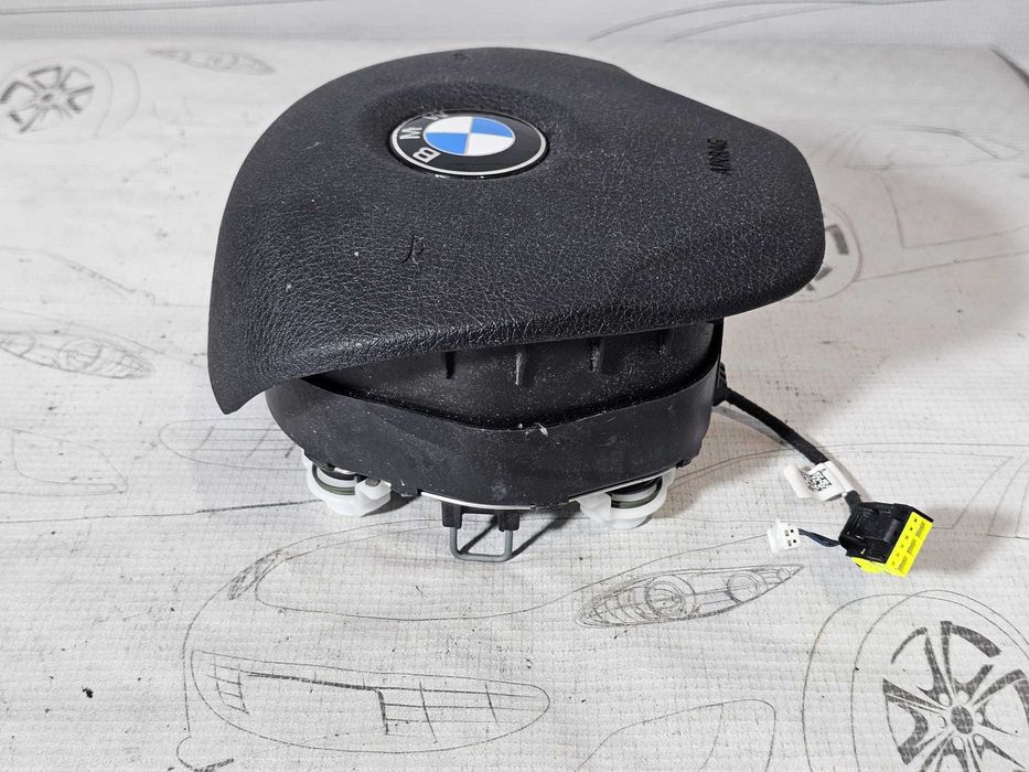 Airbag volan șofer BMW Seria 1 F20 F21 / Seria 3 F30 F31 2011-2019 2013 2.0d 105kW Cod OEM: 679133009, 6791330, 32306791330 (5E3)