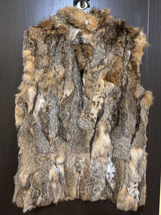 Кожен елек от естествен косъм