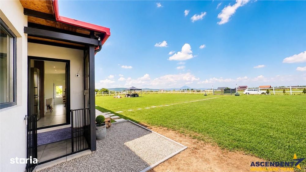 Teren 1.640 mp cu cabana moderna, foisor, gratar, atmosfera de vacanta