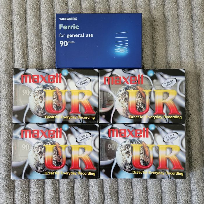 5 Casete Audio Maxell Ferric
