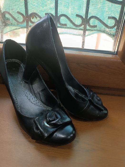 туфли женские кожаные