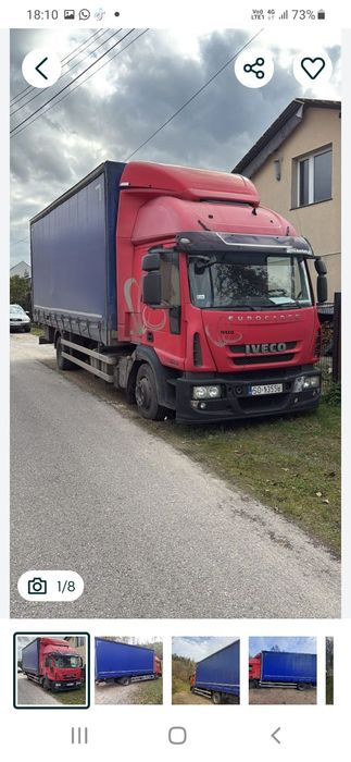 Eurocargo 12 t , an fab. 2009 , motor 5880 cmc , 205 kw , euro 5