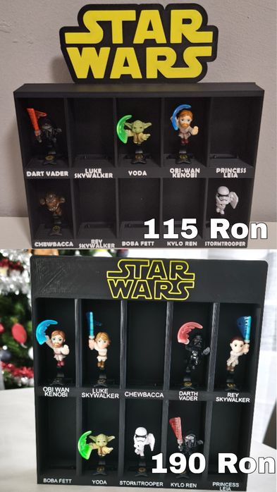 Suport / Stand / Box pentru figurine Kinder Star Wars Joy
