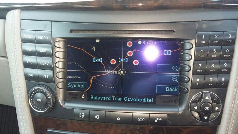 Навигация за Мерцедес Е класа  CLS W211, W219