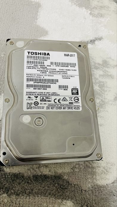 Жесткий диск TOSHIBA