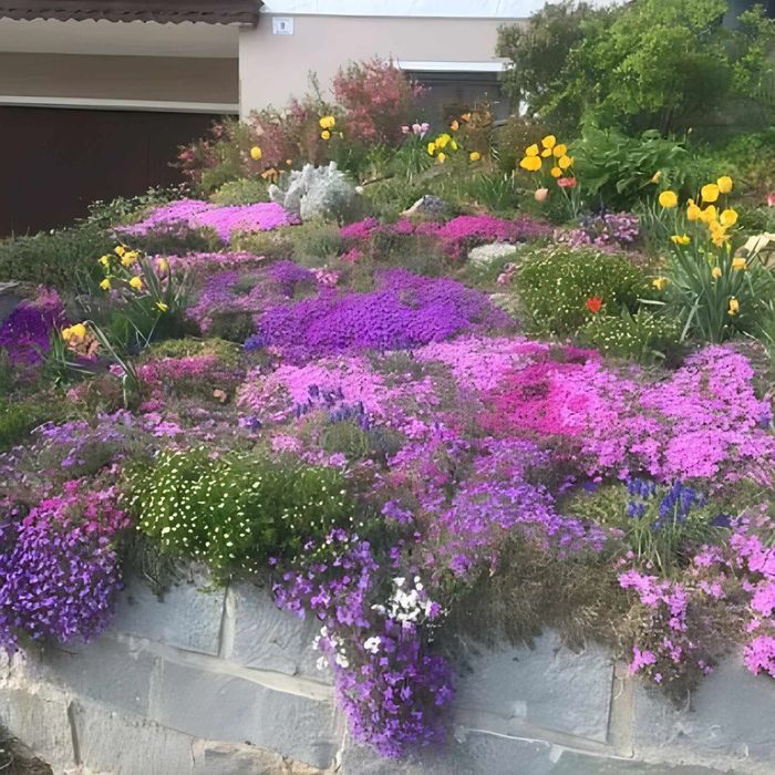 Semințe covor decorativ alb