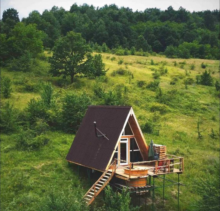Realizam Case, Cabane stil A-Frame,