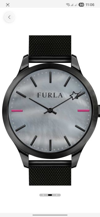 Furla Ceas rotund cu bratara cu model plasa