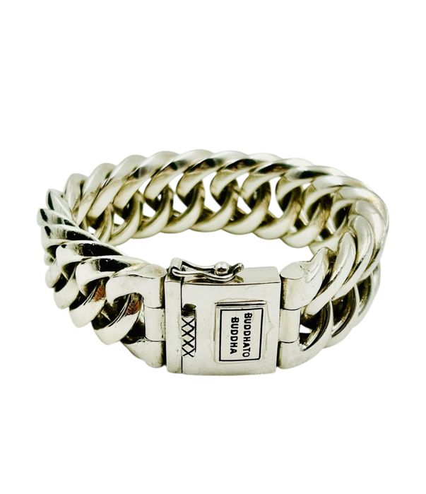 СBuddha to buddha armband 080 chain big e унисекс сребърна гривна