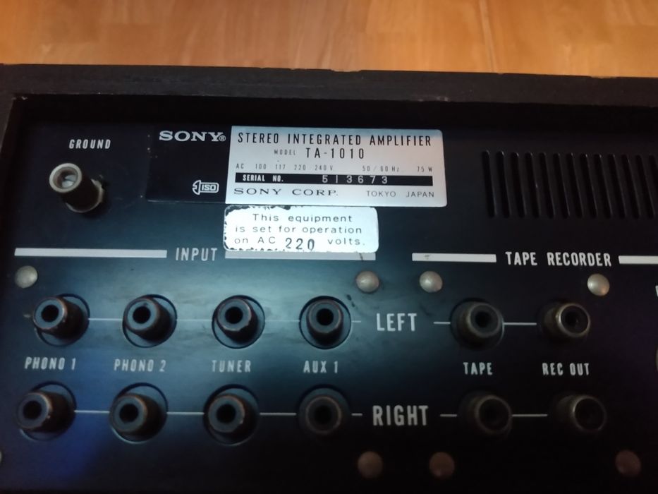 Amplificator stereo vintage Sony TA-1010, 58 W, made in Japonia