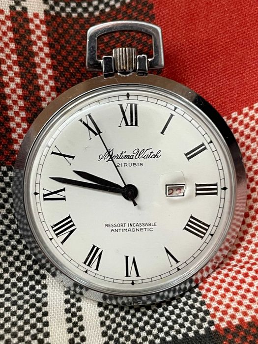 Ceas de Buzunar Elegant Mortima Mecanic 21 Rubine