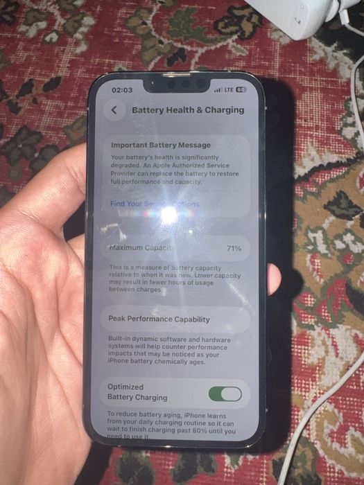 Iphone 13 pro yomkust 71 karobkasi bor