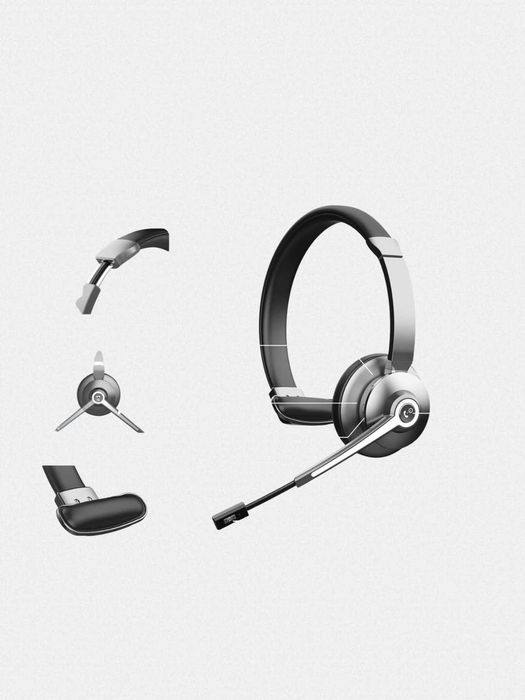 Беспроводные наушники для конференций, Call centre, со станцией