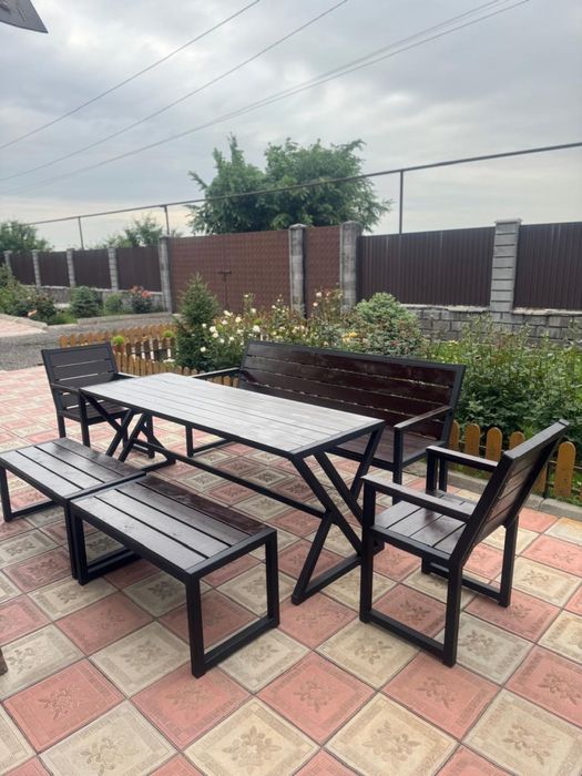 Комплект скамья и стол