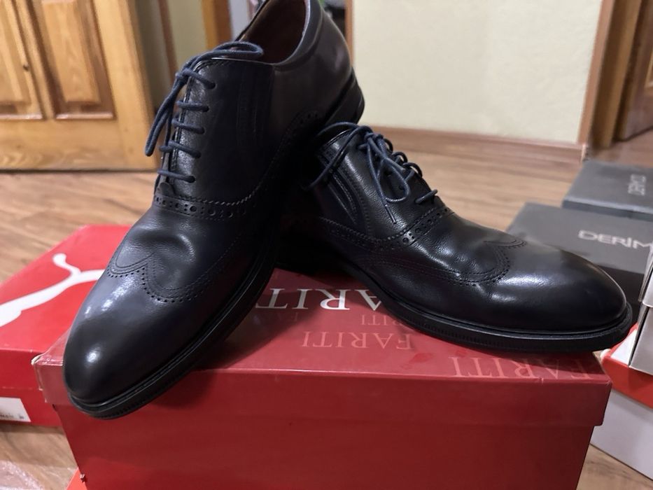 Мужские туфли кожаные