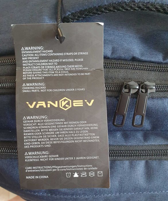 Раница за пътуване и ръчен багаж - VANKEV