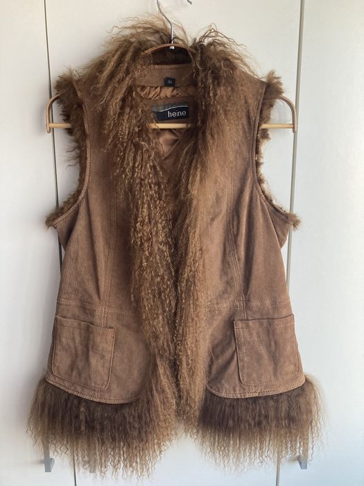 Кожен елек, размер 36