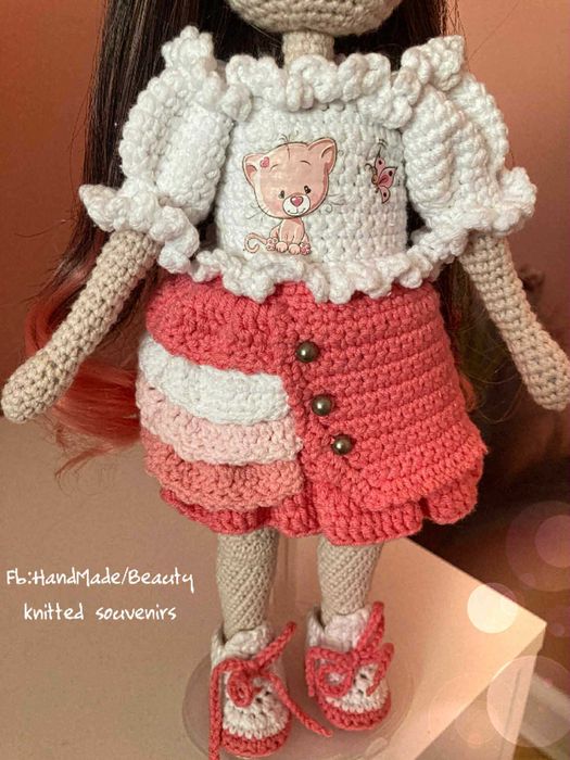 Плетена кукла Кати