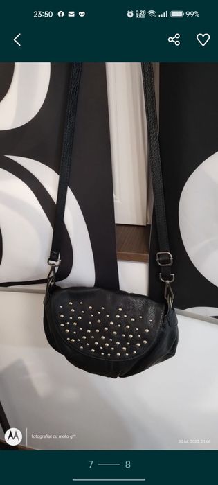 Genti material textil și piele naturala