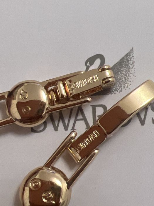 bratara swarovski gold rose