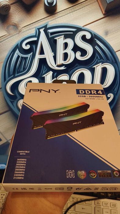Новая оперативная память DDR4 PNY 32GB (2 x 16GB) 3600 MHz CL18 из США