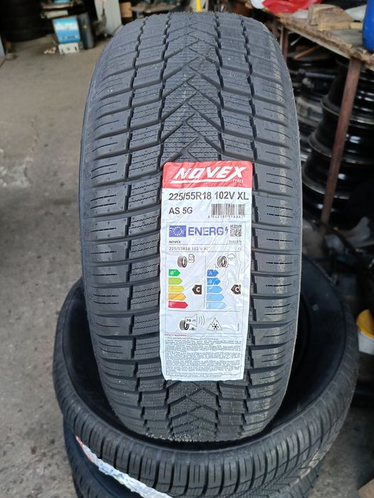 НОВИ ВСЕСЕЗОННИ -18цола-225/55-1бр.-85€-"NOVEX"-с монтаж и баланс