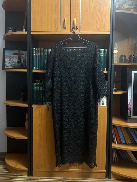 Rochie DANTELA NOUA neagra ocazie revelion 2025 dantela superba