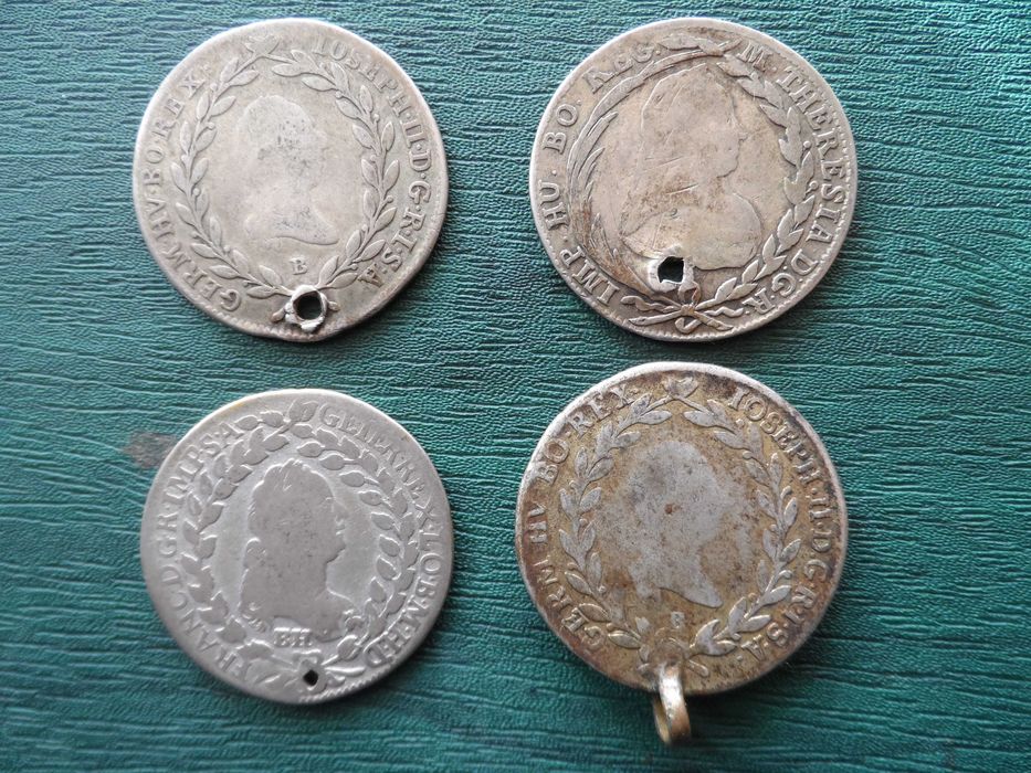 Австро/Унгария сребърни монети , 10 и 20 ст.1906 г.