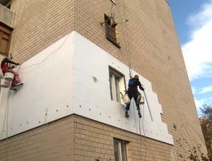 Утепление  стен.