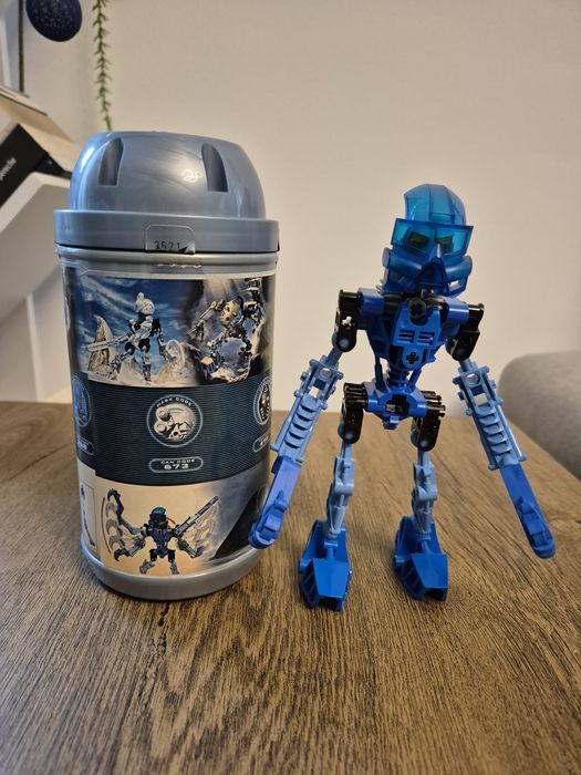 Lego Bionicle prima editie (2001), set de 4 figurine (Tahu 8534, Pohato 8531, Kopaka 8536, Gali 8533), inclus cutiile originale