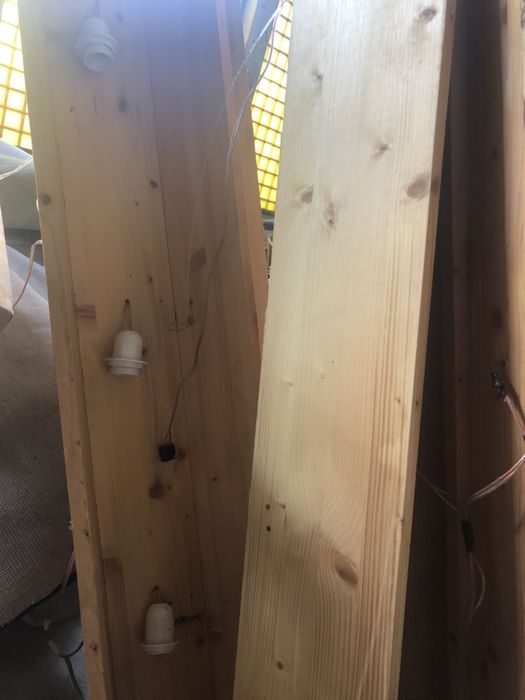 Дървени лампиони за таван