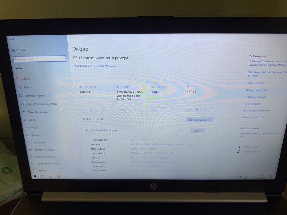 Vand Laptop HP