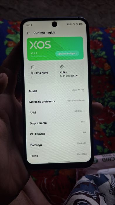 Galaxy infinix Hot 60i