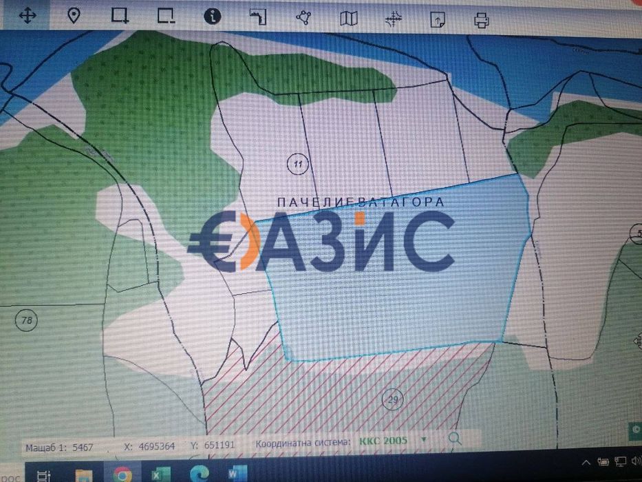 Парцели, с. Константиново, Общ. Камено, обл. Бургас, България - 33476