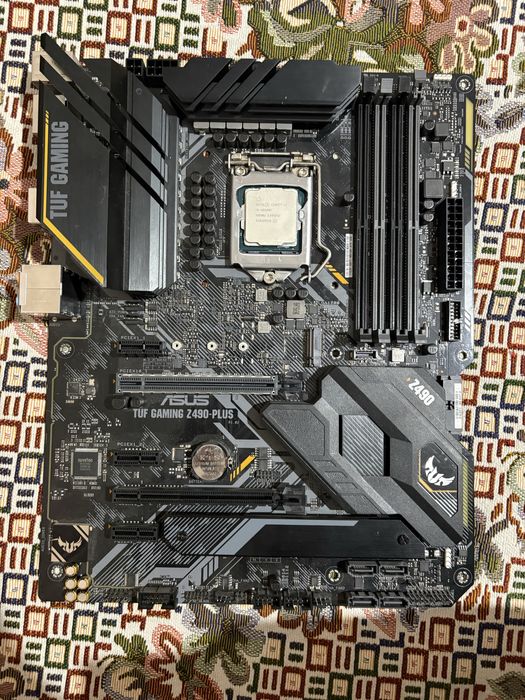 Материнская плата + процессор + блок питания