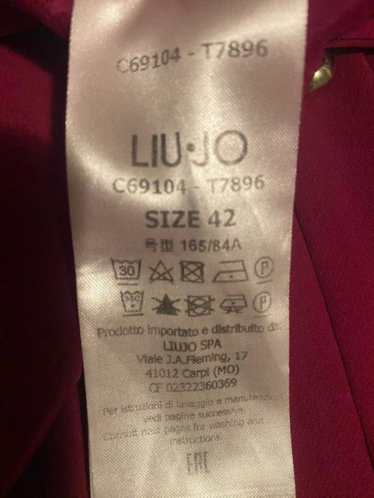 Дамски женски модерен бизнес панталон с ръб Лиу Джо Liu Jo  размер 42